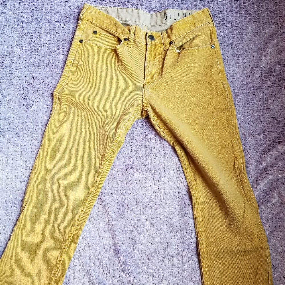 Men's Skinny Jeans color Yellow Sand